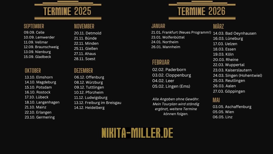 Nikita Miller Tickets